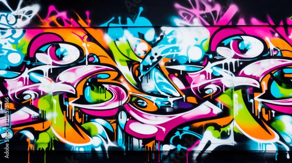 Obraz Cool graffiti on the wall