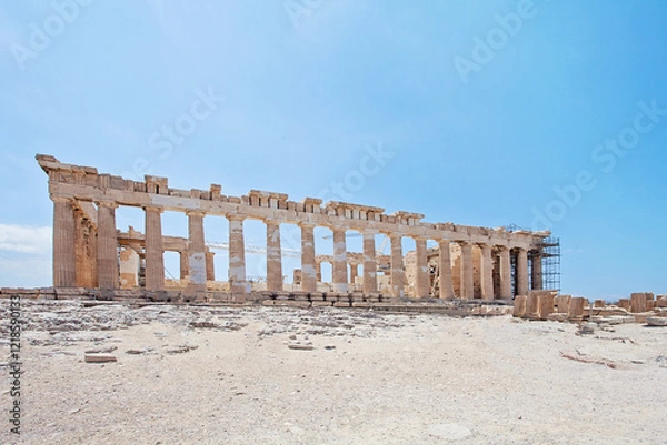 Fototapeta Parthenon columns. Ancient architecture, Athens, Greece.