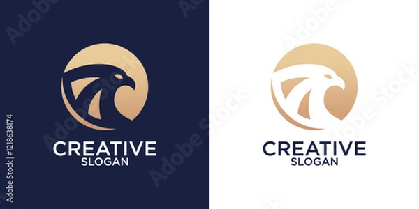 Obraz Eagle Bird Logo Vector Template. Business Logo Concept
