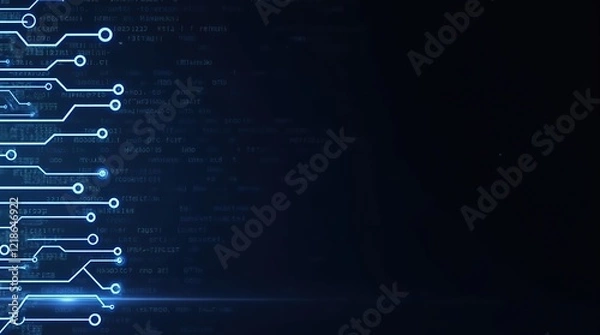 Obraz abstract technology background