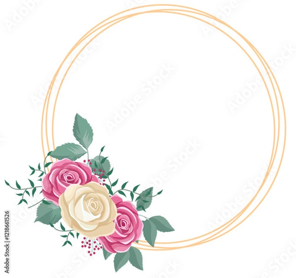 Obraz bouquet of roses illustration