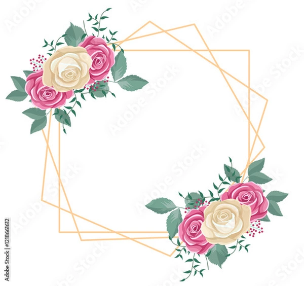 Obraz bouquet of roses illustration