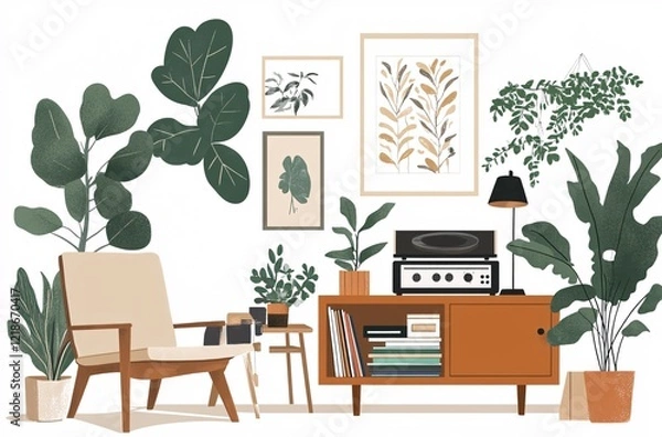 Fototapeta modern living room