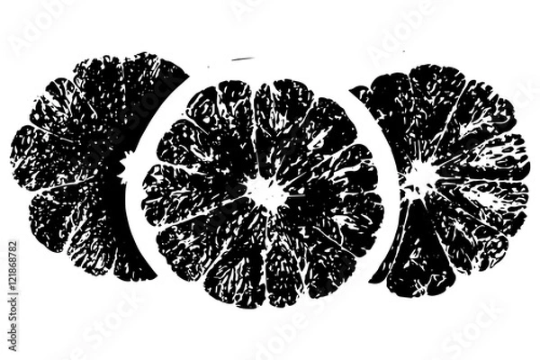 Obraz orange slice background