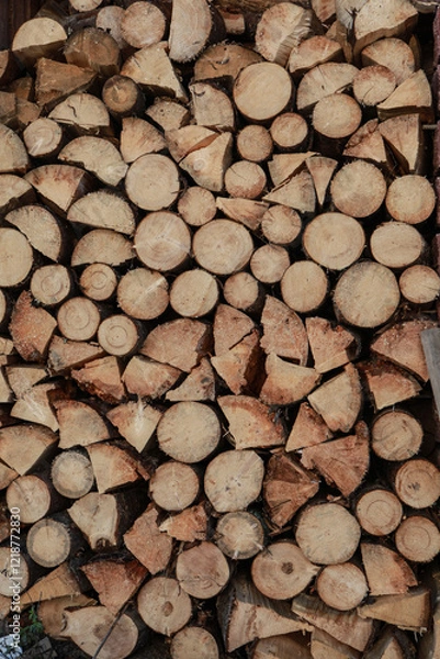 Obraz stack of wood