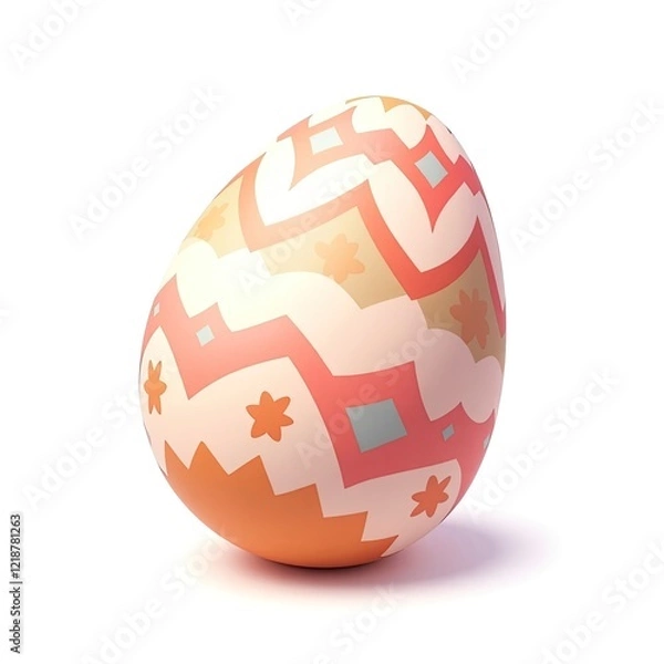 Fototapeta An isometric depiction of a egg decorating kit icon