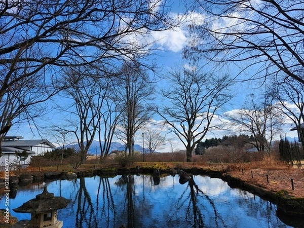 Obraz 冬の庭園イメージ　中之条ガーデンズ