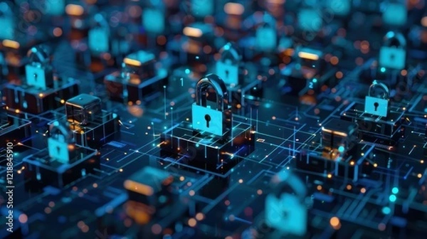 Obraz Cybersecurity and Digital Protection