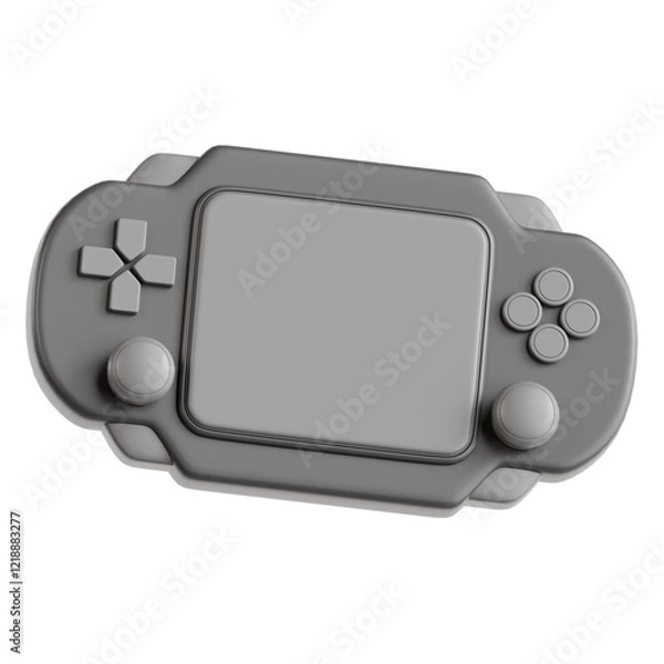 Fototapeta Handheld Gaming Console 3D Icon