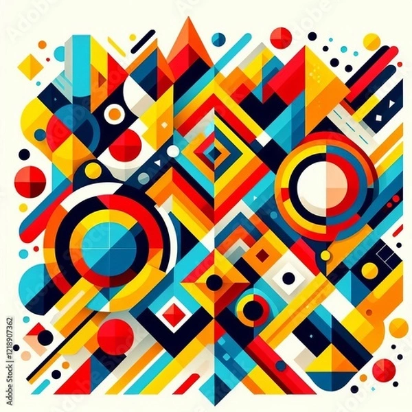 Obraz V Abstract Geometric