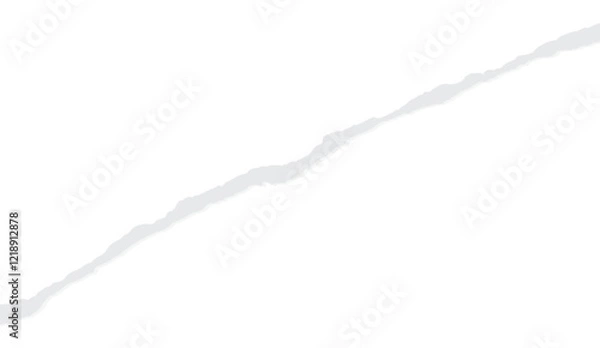 Fototapeta Fragmented Glacier, A subtle, diagonal band of pale gray suggests a fracture across the pure white canvas, like a rift in a frozen landscape,