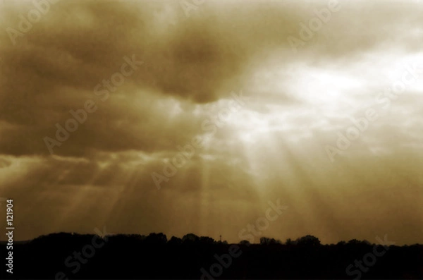 Fototapeta rayons de soleil