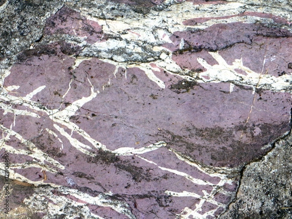 Obraz Purple abstract background, marble granite textures.