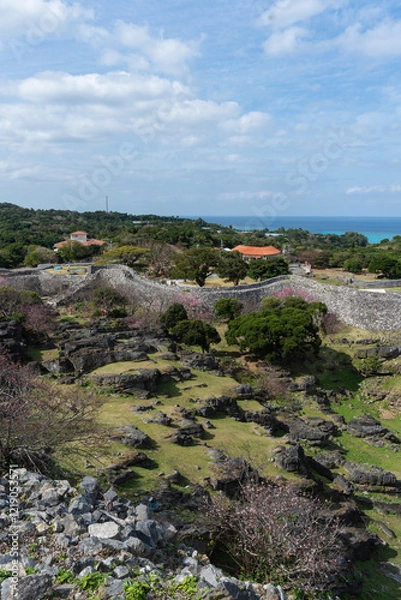 Obraz 今帰仁城跡・大隅（ウーシミ）・沖縄県・1月