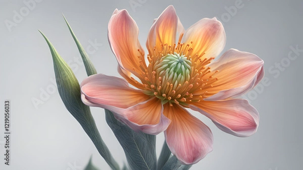 Obraz orange lily flower wallpaper background