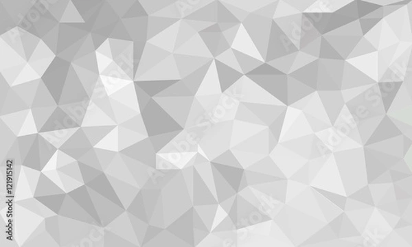 Obraz abstract Gray background, low poly textured triangle shapes in r