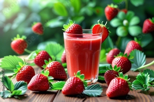 Obraz strawberry juice 