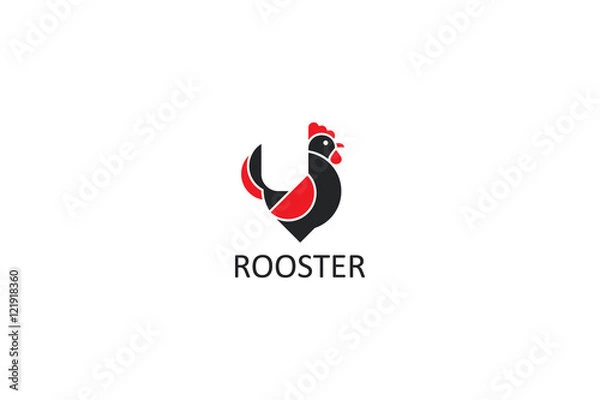 Obraz Rooster icons.Vector illustration.