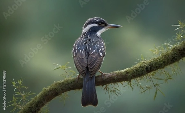 Obraz black capped kingfisher