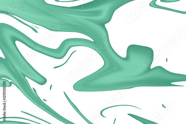 Obraz abstract  green liquid background