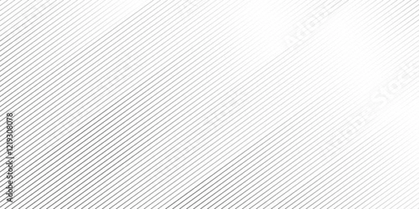 Fototapeta Vector gradient gray line abstract pattern Transparent monochrome striped texture, minimal background. Abstract background wave line elegant white striped diagonal line technology concept web texture.