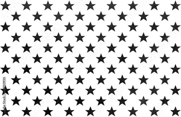 Obraz Watercolor stars pattern.