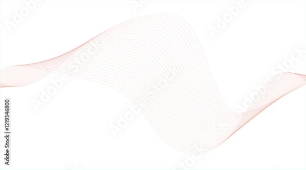 Fototapeta Modern colorful wavy lines pattern design element. Suitable for banner, cover, poster, Futuristic technology background. colorful line wave light screen abstract illustration.