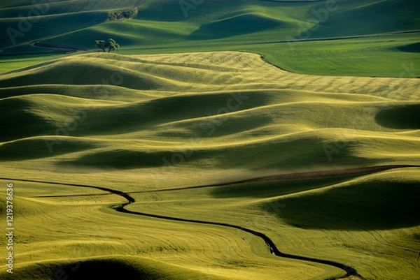 Obraz green grass field