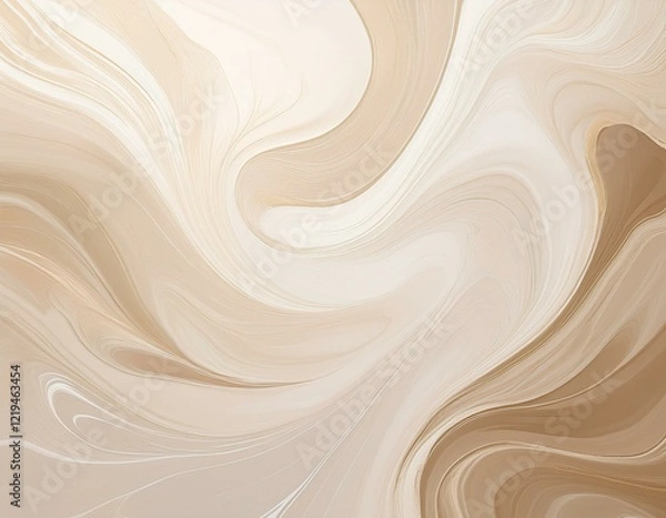 Obraz 茶色とクリーム色の木目風マーブル模様　背景用