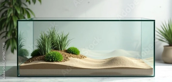 Fototapeta christmas tree on the beach