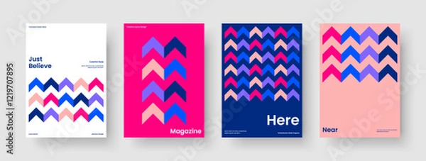 Fototapeta Creative Flyer Template. Geometric Brochure Layout. Abstract Banner Design. Book Cover. Background. Report. Business Presentation. Poster. Advertising. Brand Identity. Leaflet. Magazine. Newsletter
