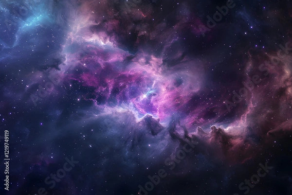 Fototapeta Genesis - The Birth of Star in the Formative Stages of a Nebula