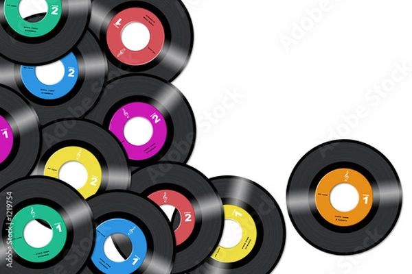 Obraz płyty winylowe