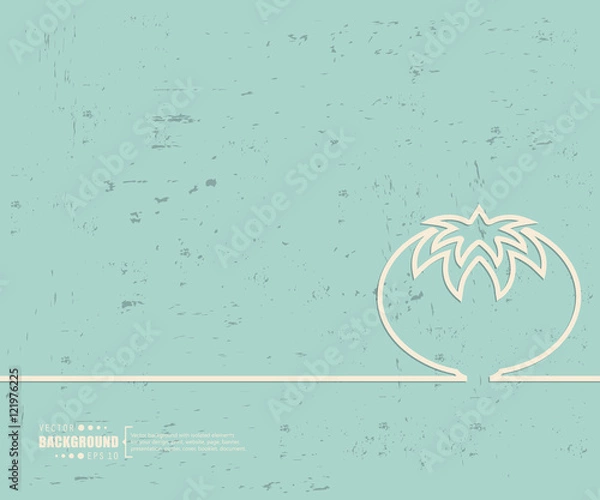 Fototapeta Abstract creative concept vector background. For web and mobile applications, illustration template design, business infographic, brochure, banner, presentation, poster, cover, booklet, document