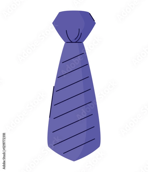 Obraz Purple necktie icon