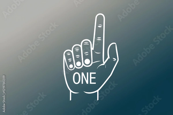 Fototapeta sign language