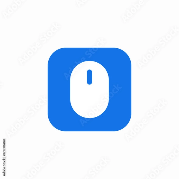 Obraz mouse device icon sign vector