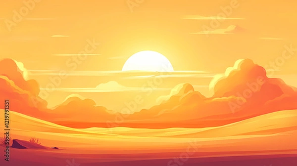 Obraz stunning vast desert dunes