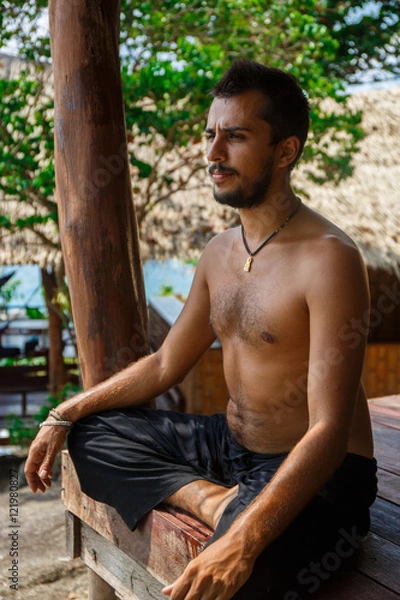 Fototapeta Man in meditation