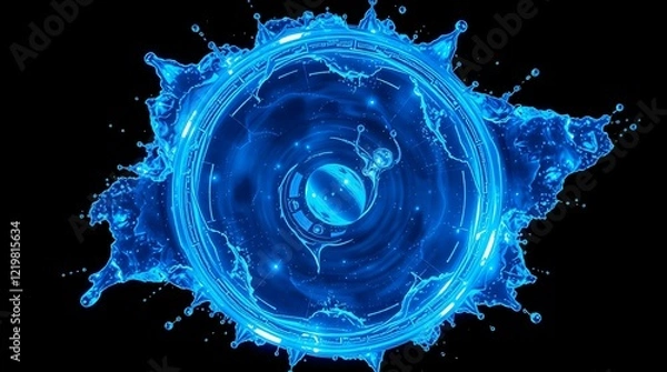Fototapeta Water Effect Suitable for Photoshop Screen mode SET_1