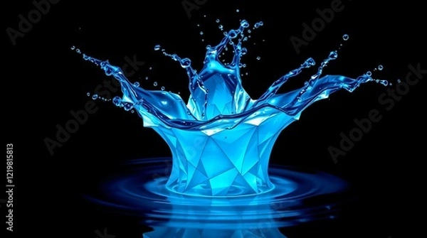 Fototapeta Water Effect Suitable for Photoshop Screen mode SET_1