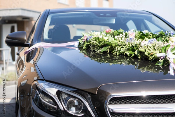 Fototapeta Hochzeitsauto