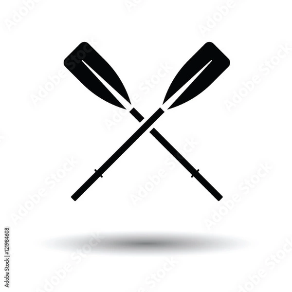 Obraz Ikona wioseł do łodzi