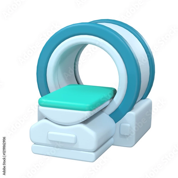 Obraz 3d illustration of  MRI machine