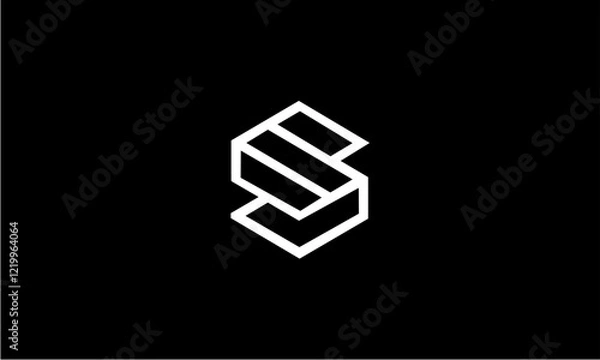 Fototapeta S logo vector