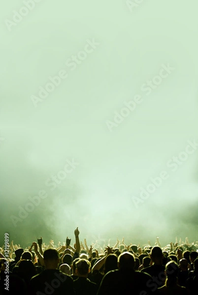 Obraz Koncert Mint-Gruenes i ludzie