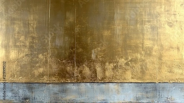 Fototapeta Abstract gold finish with soft highlights and textured patterns, radiant surface