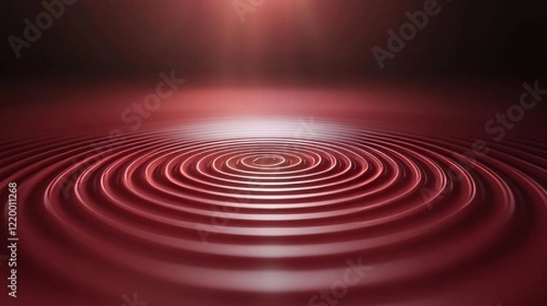 Fototapeta Abstract Red Ripple Pattern Background Design