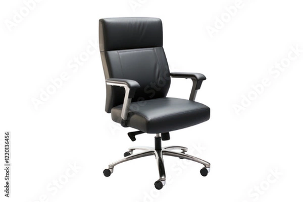 Obraz Office chair with an adjustable backrest and padded seat, designed for ergonomic support and extended use