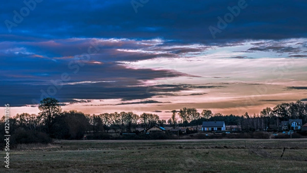 Obraz Wieczór w polu